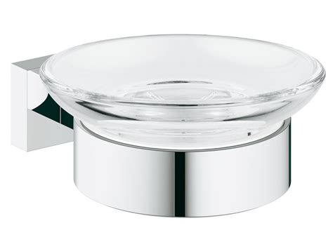 Grohe Essentials Cube Accessories Soap Dish Chrome From Reece