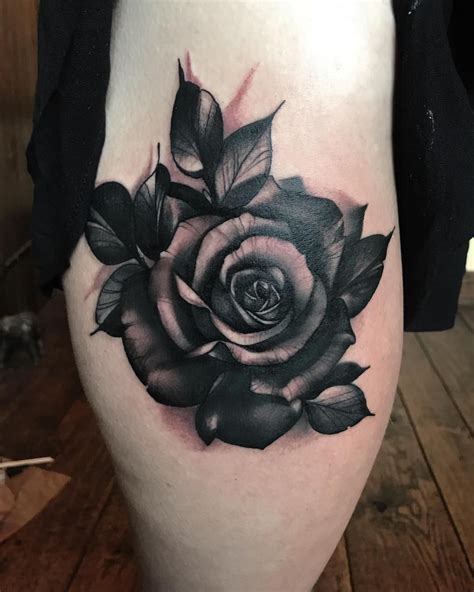 Black Rose Tattoo Coverup Rose Tattoo Cover Up Flower Cover Up