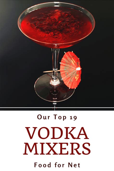 Cranberry has a tartness to it, and in fact, you might like to add some other juices at the same time, either to enhance the sour taste you love or to take the harsh edges off it if it's a bit too much. Top 19 Vodka Mixers For A Perfect Home Bar