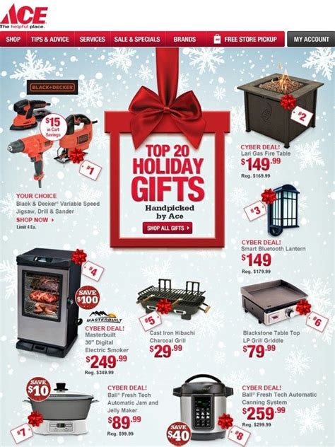 Ace Hardware Top 20 Holiday Ts Handpicked By Ace Milled