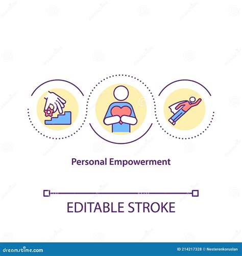 Personal Empowerment Concept Icon Stock Vector - Illustration of