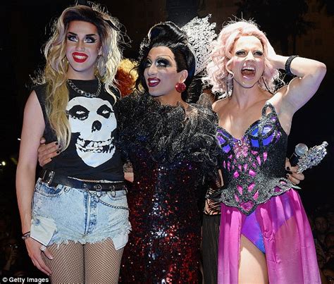 Courtney Act Has Heads Turning In An Eye Popping Pink Corset Leotard At