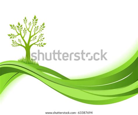 Green Nature Background Eco Concept Illustration Stock Vector Royalty Free 63387694 Shutterstock