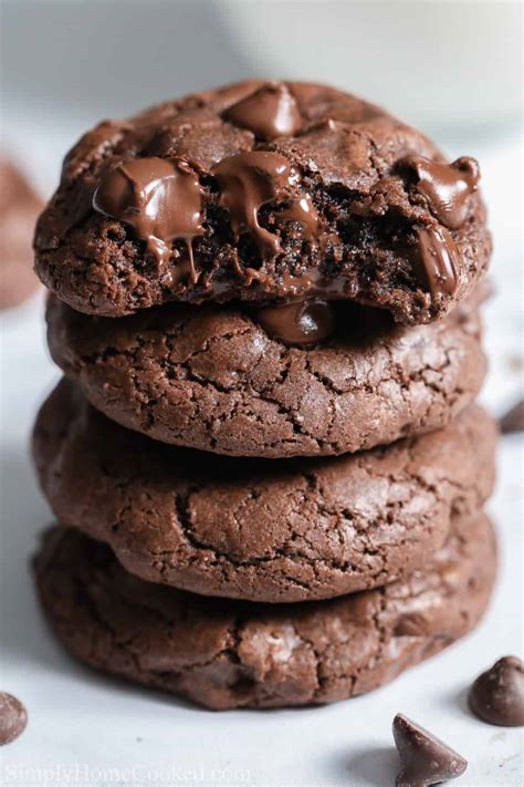 Best Double Chocolate Chip Cookies These Are The Best Double