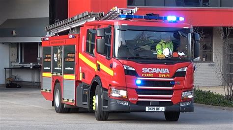 Merseyside Fire And Rescue Service Birkenhead New Rescue Pump Turnout