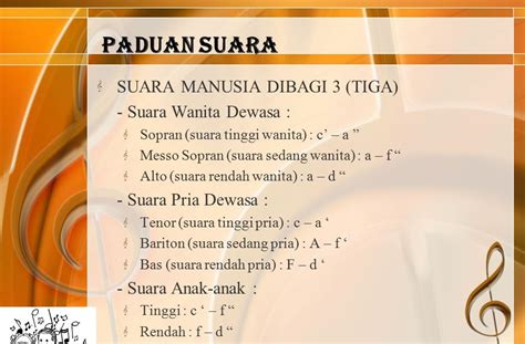 Sedangkan pengertian ansambel menurut kamus musik, ansambel adalah kelompok kegiatan musik dengan jenis kegiatan seperti yang tercantum dalam sebutannya. Sebutkan Jenis Jenis Manusia Menurut Ambitus Suara - Coba Sebutkan