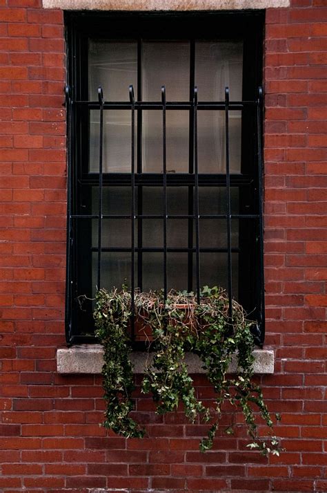 Red Brick And A Windowsill Boston Red Bricks Brick Window Brick