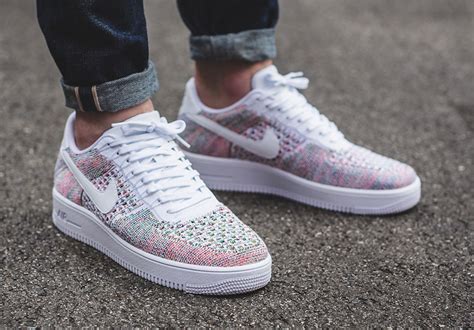 Nike Air Force 1 Ultra Flyknit Low White Multicolor Sneaker Bar Detroit