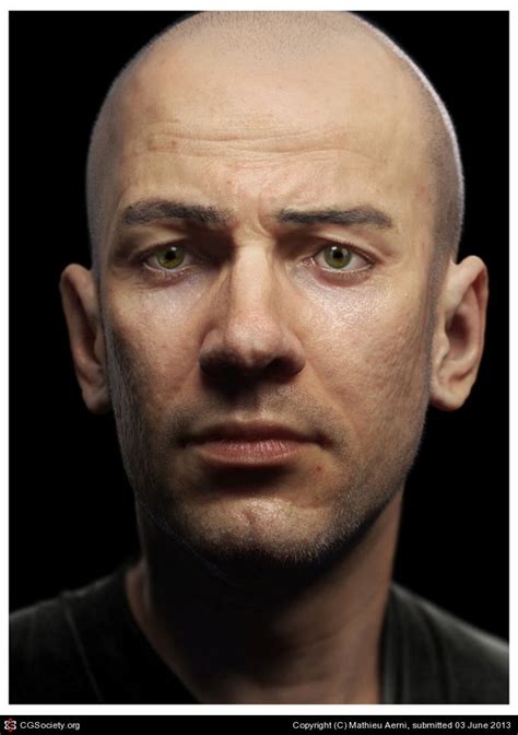 Cgtalk Casual Man Portait 2 Mathieu Aerni 3d 3d Face Human Face