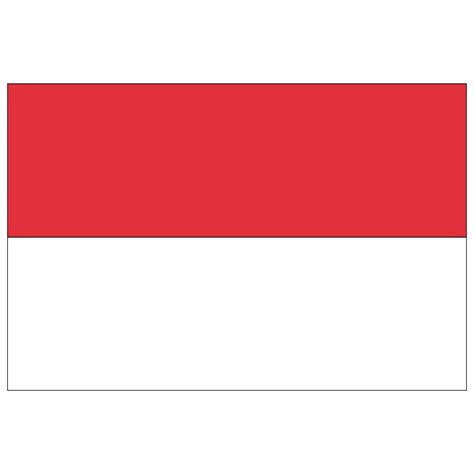 Indonesian Flag Eps Royalty Free Stock Svg Vector