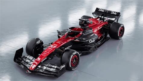 F1 Alfa Romeo Unveil Mean Looking New Car Ahead Of 2023 Season