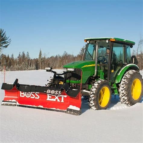 Boss Snowplow Heavy Equipment Tractor Plows Wpe Landscape Equipment