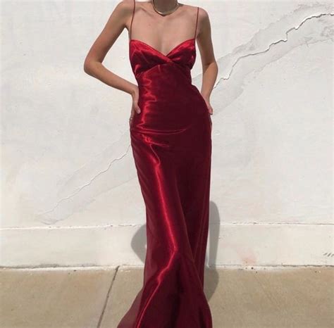 Sexy Sheath Spaghetti Straps Red Long Prom Evening Dress With Backless On Storenvy