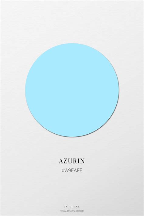 Bleu Azurin Nuancier Bleu Une Palette De Couleurs Des Différentes