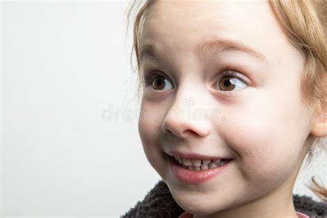 Cute Little Smile Girl Stock Image Image Of Caucasian 114859973