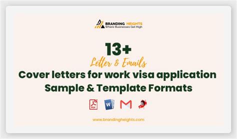 13 Cover Letters For Work Visa Application Sample And Template