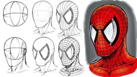 Spiderman Drawing Reference And Sketches For Artists