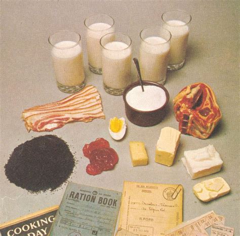 Ww2 Rations For One Person In Britain How Slim We Would All Be If We