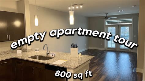 Empty Apartment Tour 800 Sq Foot 1 Bedroom In Dallas Texas Suburb