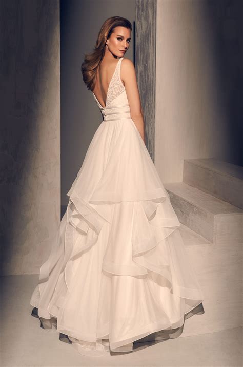 Fashion portal contents/culture and the arts portal. Radiant Ruffled Wedding Dress - Style #2218 | Mikaella Bridal