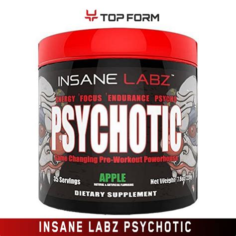 Insane Labz Psychotic Pre Workout 35 Servings Lazada Ph