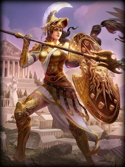 Earthly Pleasures And Smite Athena Goddess Of Wisdom Inflation Of Light