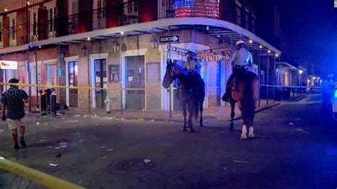 Bourbon Street Shooting 5 Wounded In New Orleans Shooting Police Say