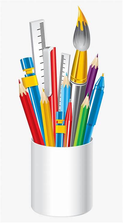 Supplies Clipart Pencils Supply Transparent Cartoon Netclipart