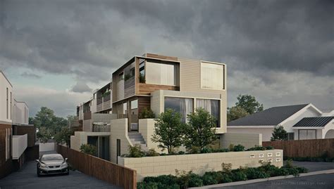 Architectural rendering on Behance