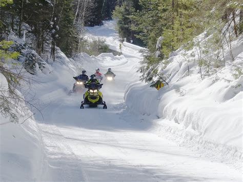 Outaouais Quebec Snowmobiling Snapshot Intrepid Snowmobiler