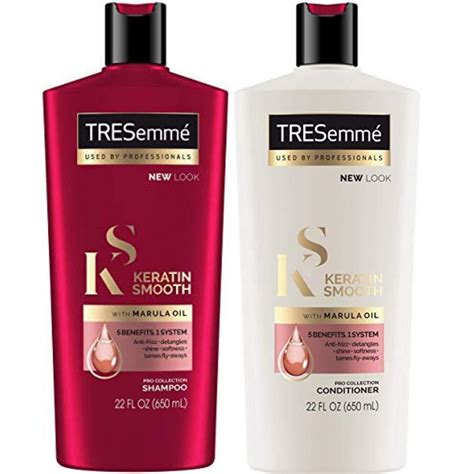 Tresemmé Keratin Smooth With Marula Oil Pro Collection Shampoo And Conditioner Set Pro