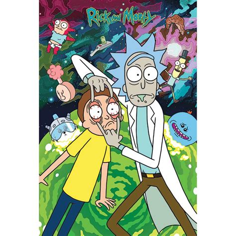 Rick And Morty Look Poster 24 X 36
