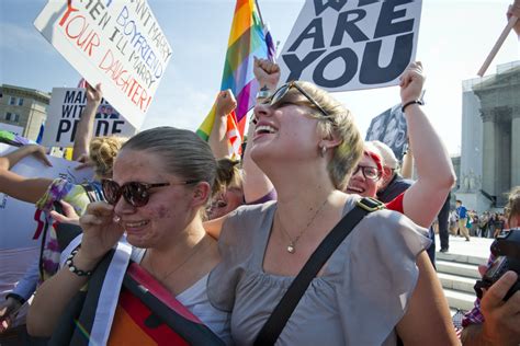 Court Overturns Doma Sidesteps Broad Gay Marriage Ruling The Two Way