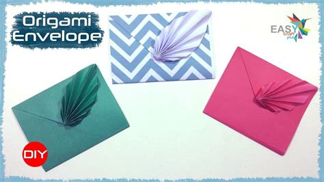Diy Easy Origami Leaf Envelope Tutorial Easy Craft Play Easy Crafts