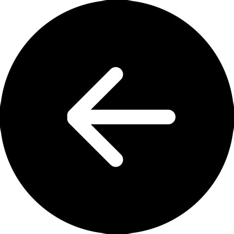 Left Arrow In Circular Button Black Symbol Svg Png Icon Free Download