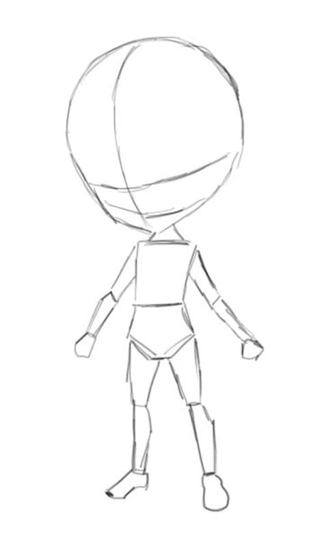 Chibi Template By Mackdoodle99 On Deviantart