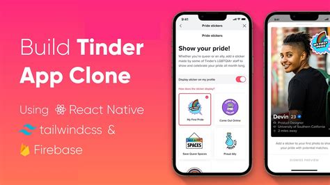 Build Tinder Clone Using React Native Tailwindcss And Firebase In