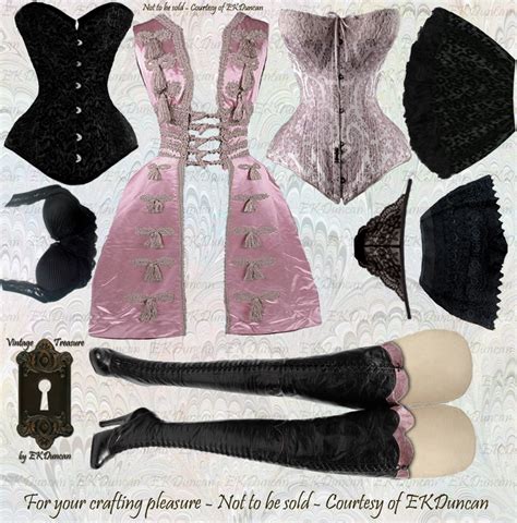 Ekduncan My Fanciful Muse Gothic Girls Paper Doll Dress Up For Halloween
