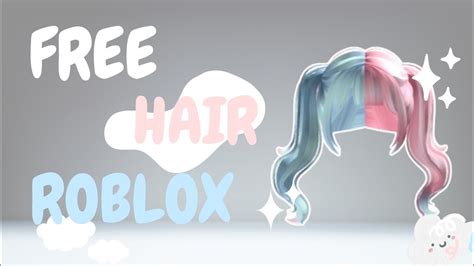 Free Cute Cotton Candy Hair Roblox Get It Soon Youtube