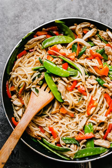 Broccolini, chicken sausage, and orzo skillet. 30-Minute Chicken Stir Fry Easy Dinner Recipe - Munchkin Time