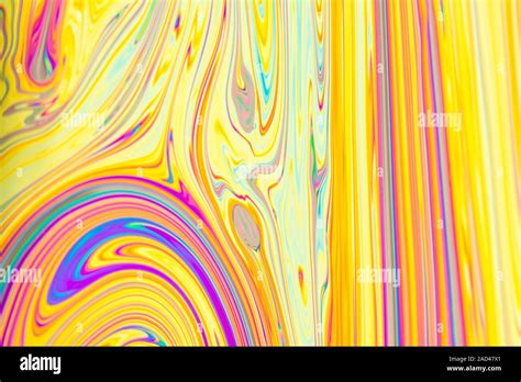 Soap Bubble Film Iridescence Iridescence Is The Property Of Certain Surfaces To Change Colour