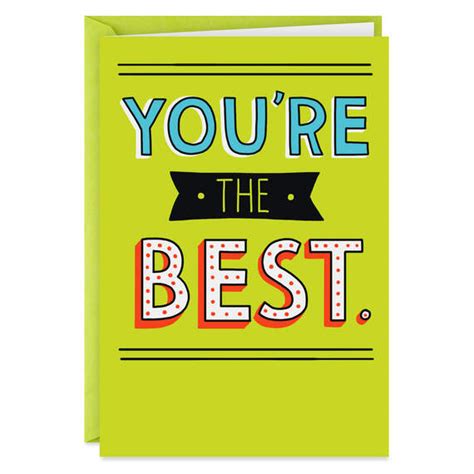 Youre The Best Funny Card Greeting Cards Hallmark