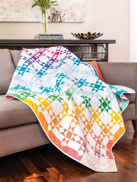 Chasing The Rainbow Quilt Pattern Download Quilting Daily