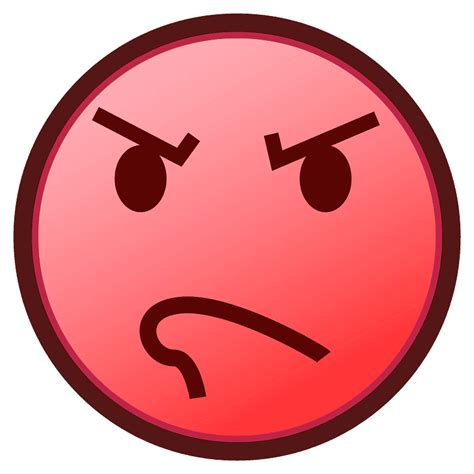 Pouting Face Emoji Clipart Free Download Transparent Png Creazilla
