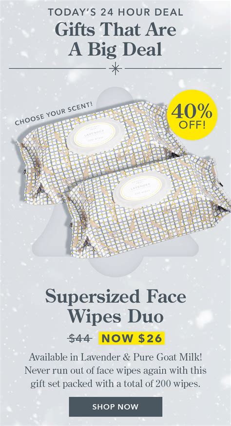 Beekman1802 Our Biggest Palm Sized Soap Deal And Supersized Face Wipes