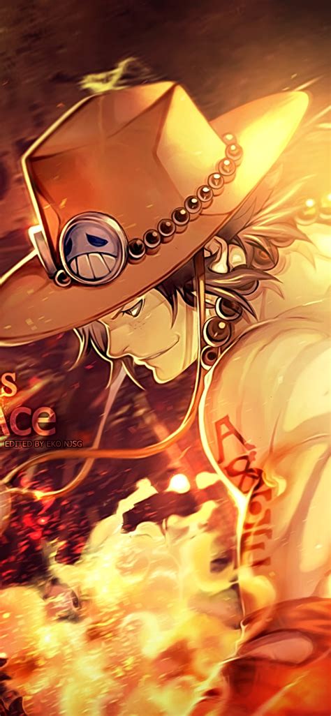 Anime One Piece Portgas D Ace 1125x2436 Phone Hd Wallpaper