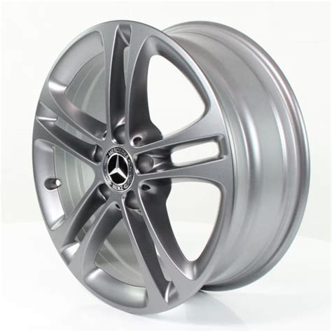 17 Inch A Class W177 Genuine Mercedes Benz Rim Set Himalaya Grey Matt