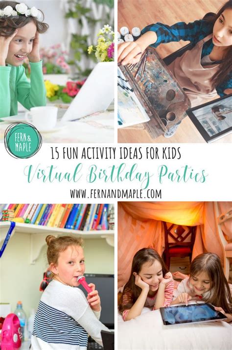 Adults can turn to youtube for dance tutorials on everything from line dancing to the latest tiktok dances. 15 Fun Activity Ideas for Virtual Kids Birthday Parties ...