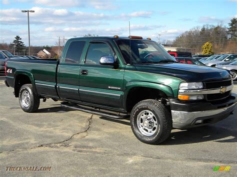 2002 Chevrolet Silverado 2500 Ls Extended Cab 4x4 In Forest Green