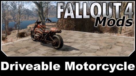 Fallout 4 Mods Driveable Motorcycle Youtube
